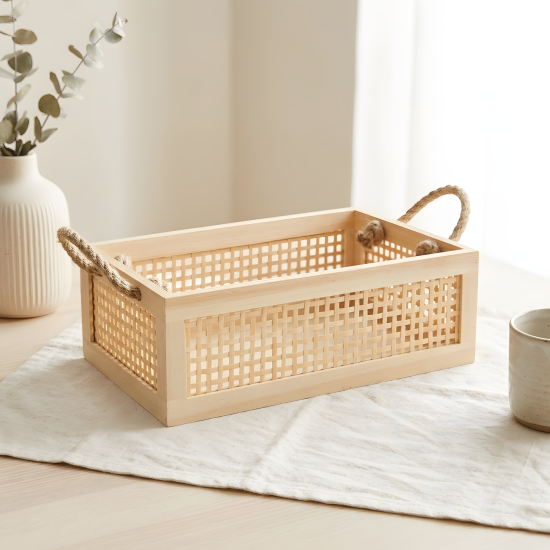 Wooden Basket Small